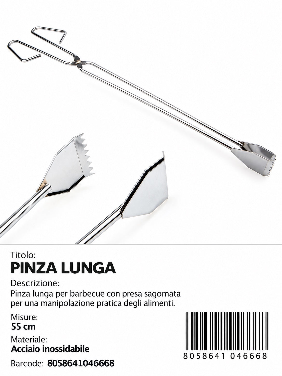 04666 Pinza Lunga 55Cm 1/12 Ct120