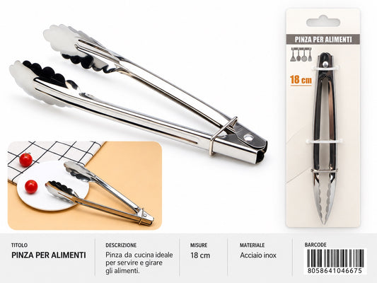 04667 Pinza Per Alimenti 18Cm