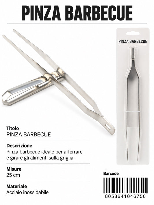 04675 Pinza Barbecue 25Cm 1/12 Ct144
