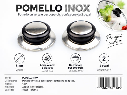 04696 Pomello Inox