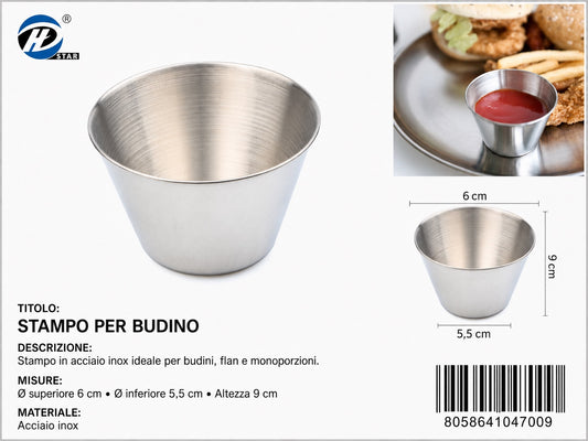 04700 Stampi Per Budino 9Cm