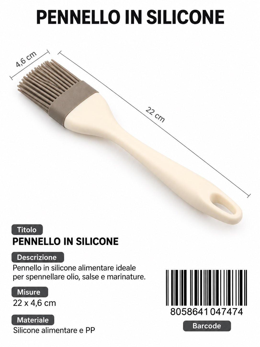 04747 Pennello In Silicone 1/12 Ct144
