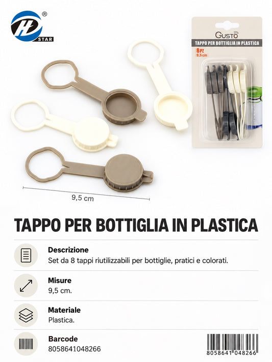 04826 Tappo Per Bottiglia In Palstica