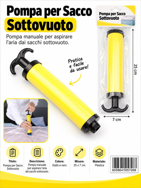 Pompa Per Sacco Sottovuoto 25Cm 1/12 Ct144