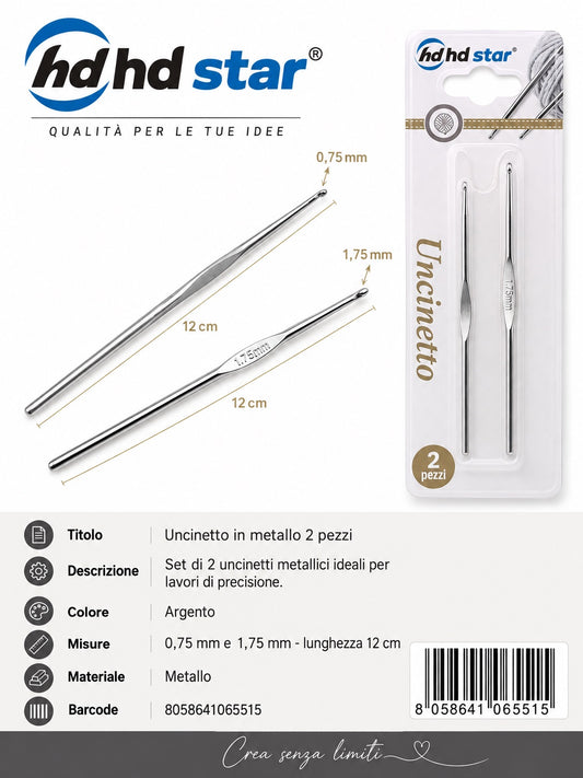 06551 Uncinetto 2Pz 1/12 Ct480