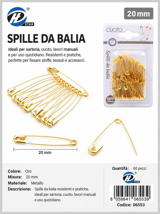 06553 Spille Da Balia 100Pz 1/12 Ct480