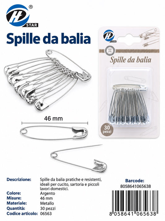 06563 Spille Da Balia 1/12 Ct480