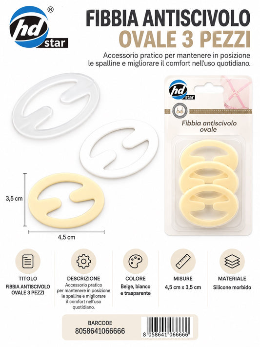 06666 Fibbia Antiscivolo 1/12 Ct480