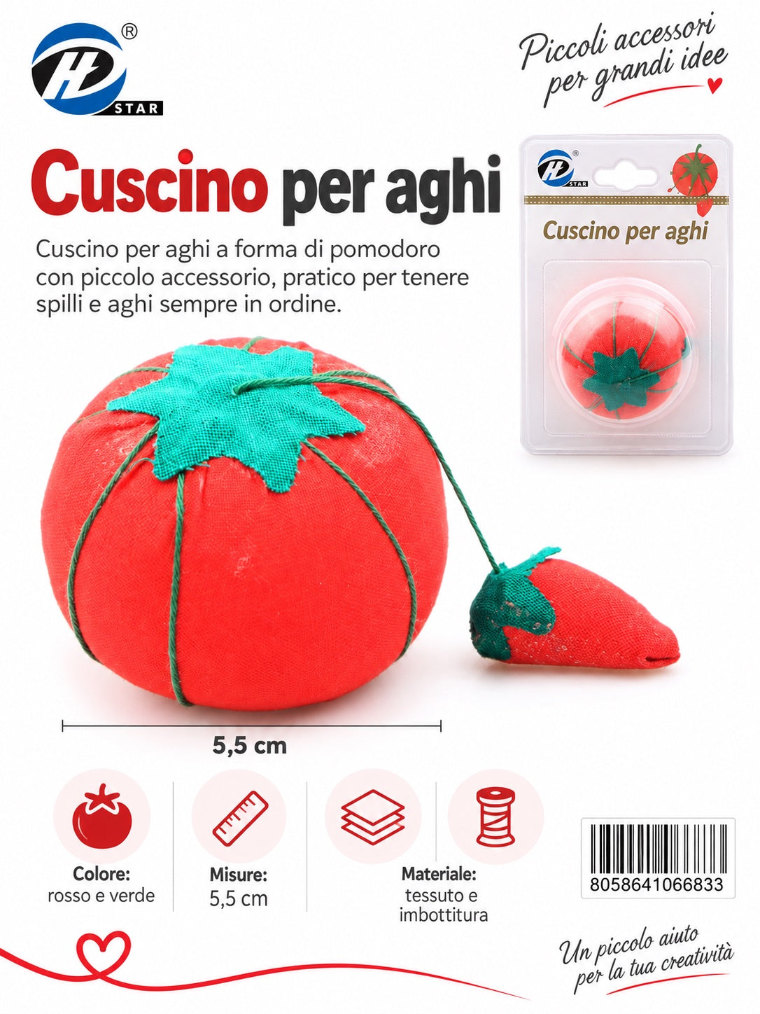 06683 Cuscino Per Aghi 1/12 Ct240