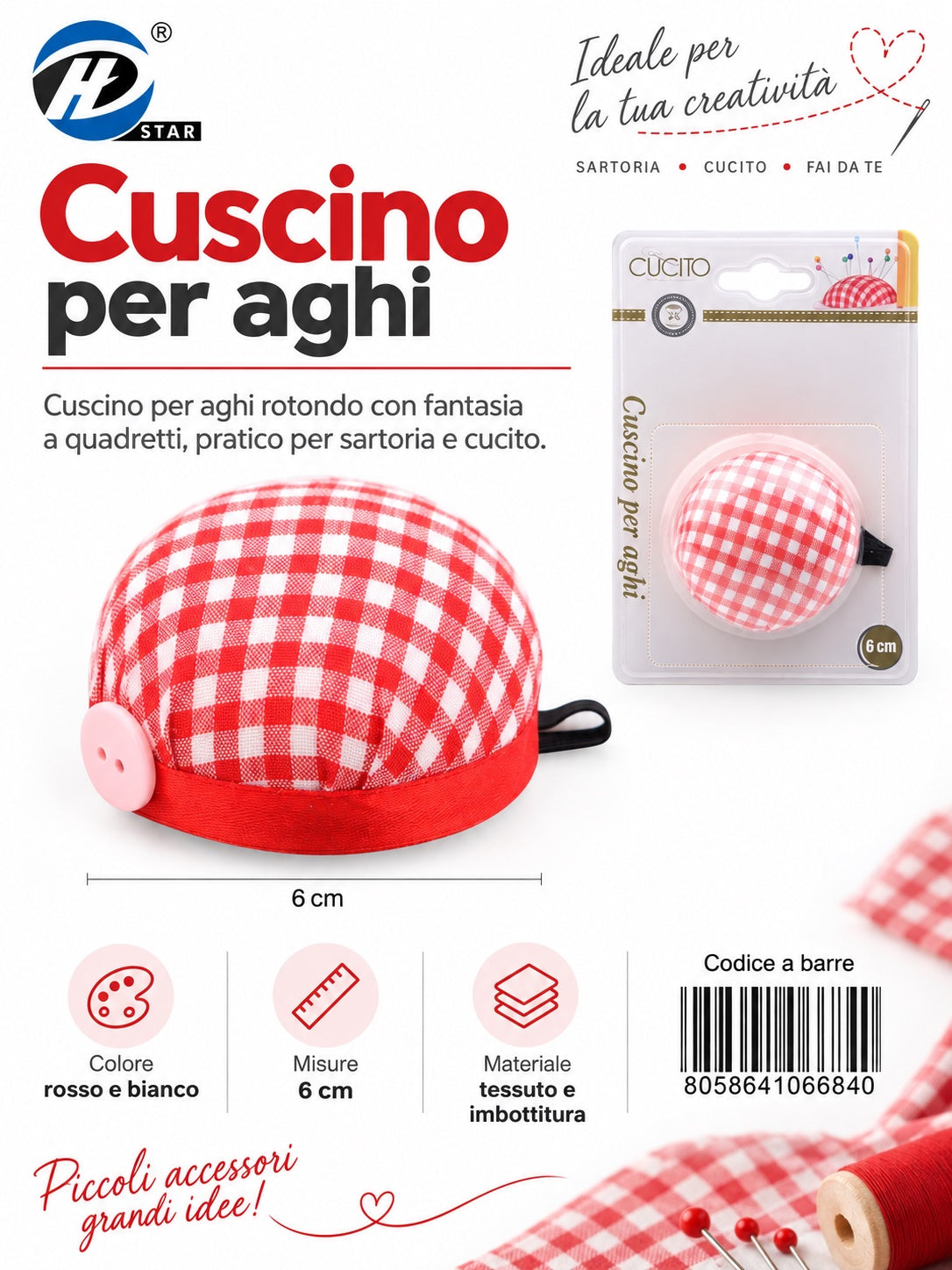 06684 Cuscino Per Aghi 1/12 Ct240