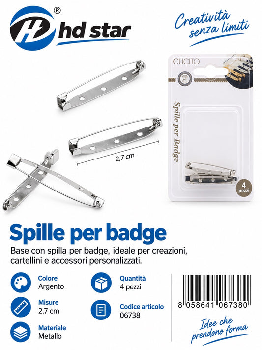 06738 Spille Per Badge 1/12 Ct480