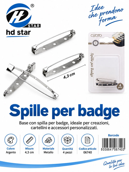 06740 Spille Per Badge 1/12 Ct480