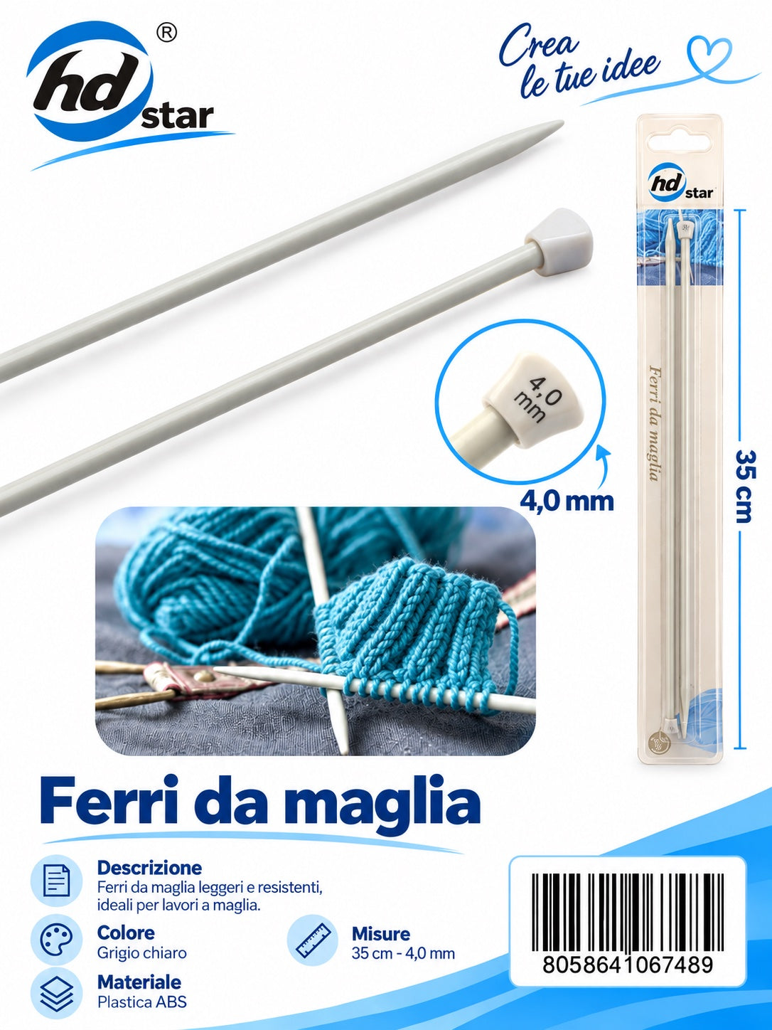 06748 Ferri Da Maglia 1/12 Ct480