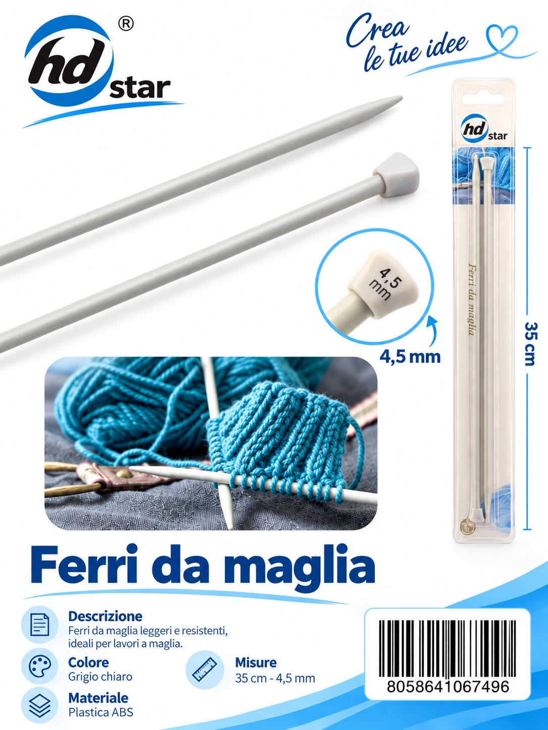 06749 Ferri Da Maglia 1/12 Ct480