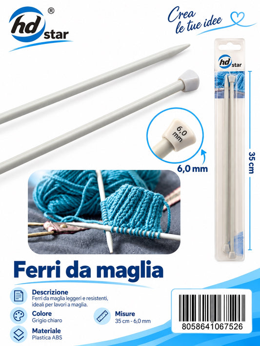 06752 Ferri Da Maglia 1/12 Ct240
