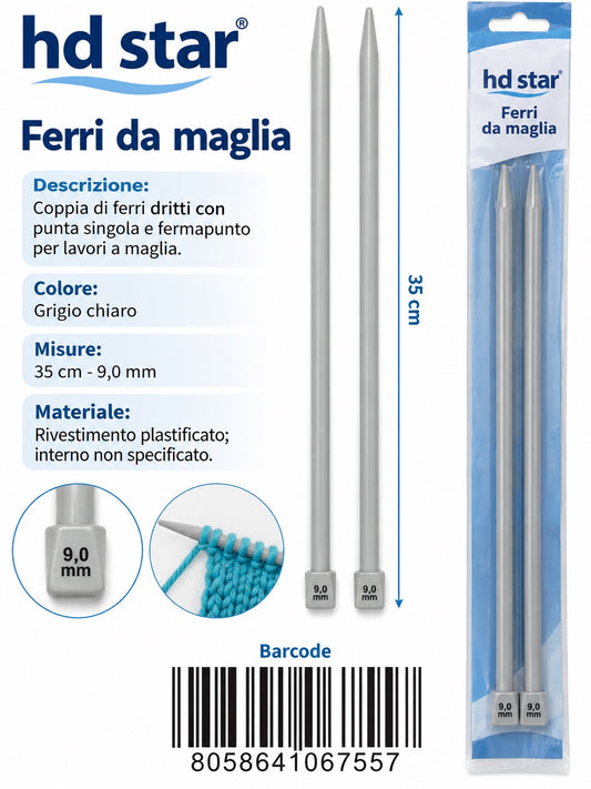 06755 Ferri Da Maglia 1/12 Ct240