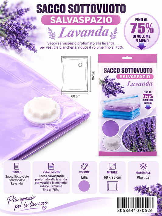 07052 Sacco Sottovuoto 68*98Cm 1/12 Ct144