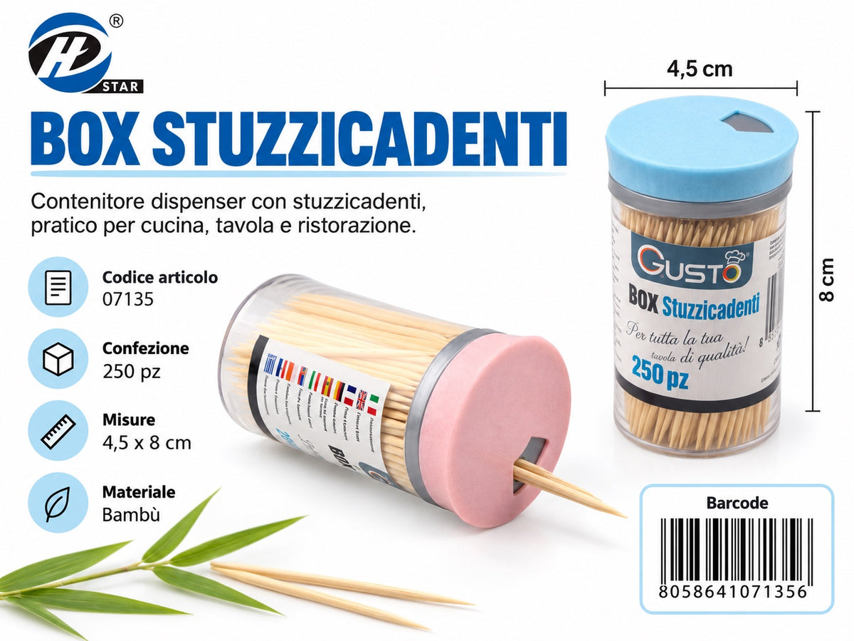 07135 Box Stuzzicadenti
