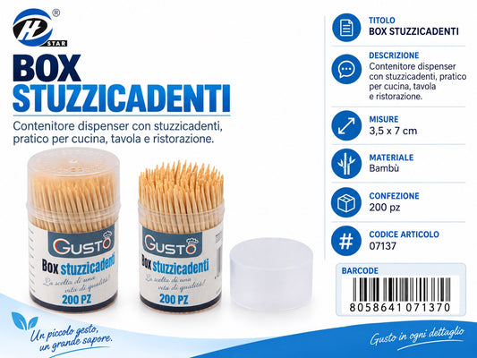 07137 Box Stuzzicadenti