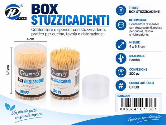 07138 Box Stuzzicadenti