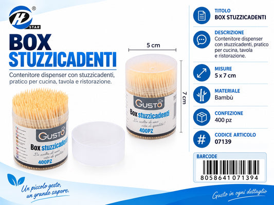 07139 Box Stuzzicadenti