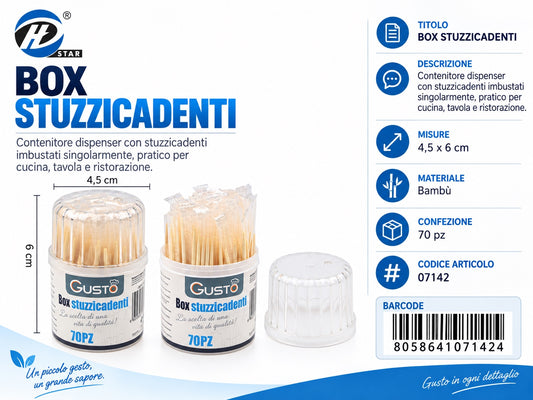 07142 Box Stuzzicadenti