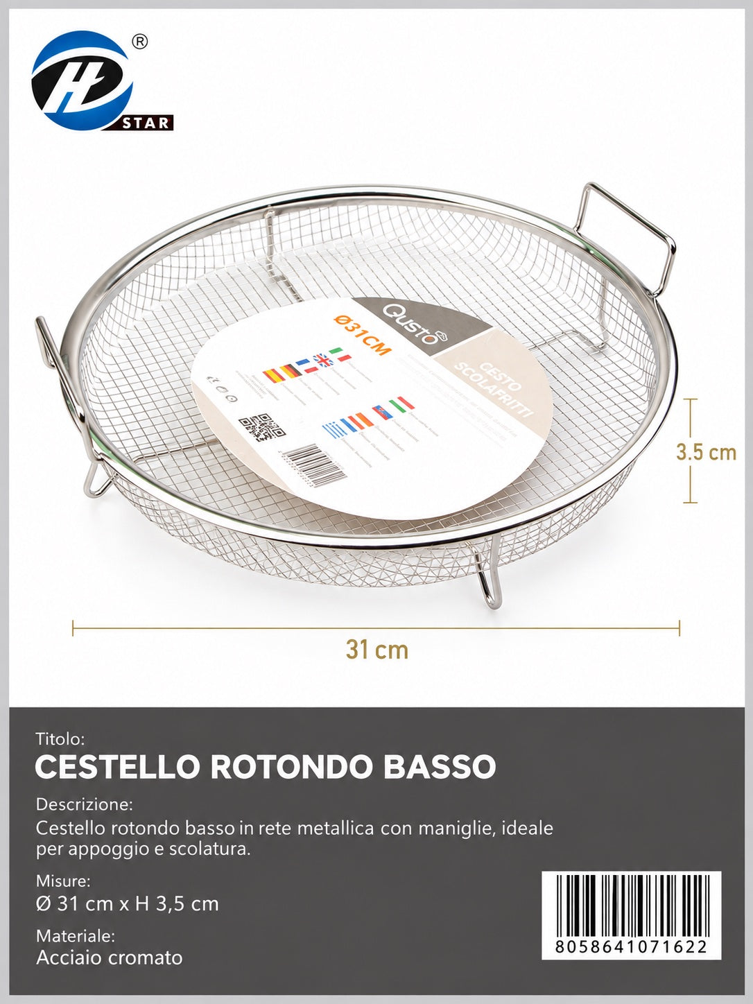 07162 Cesto Scolafritti