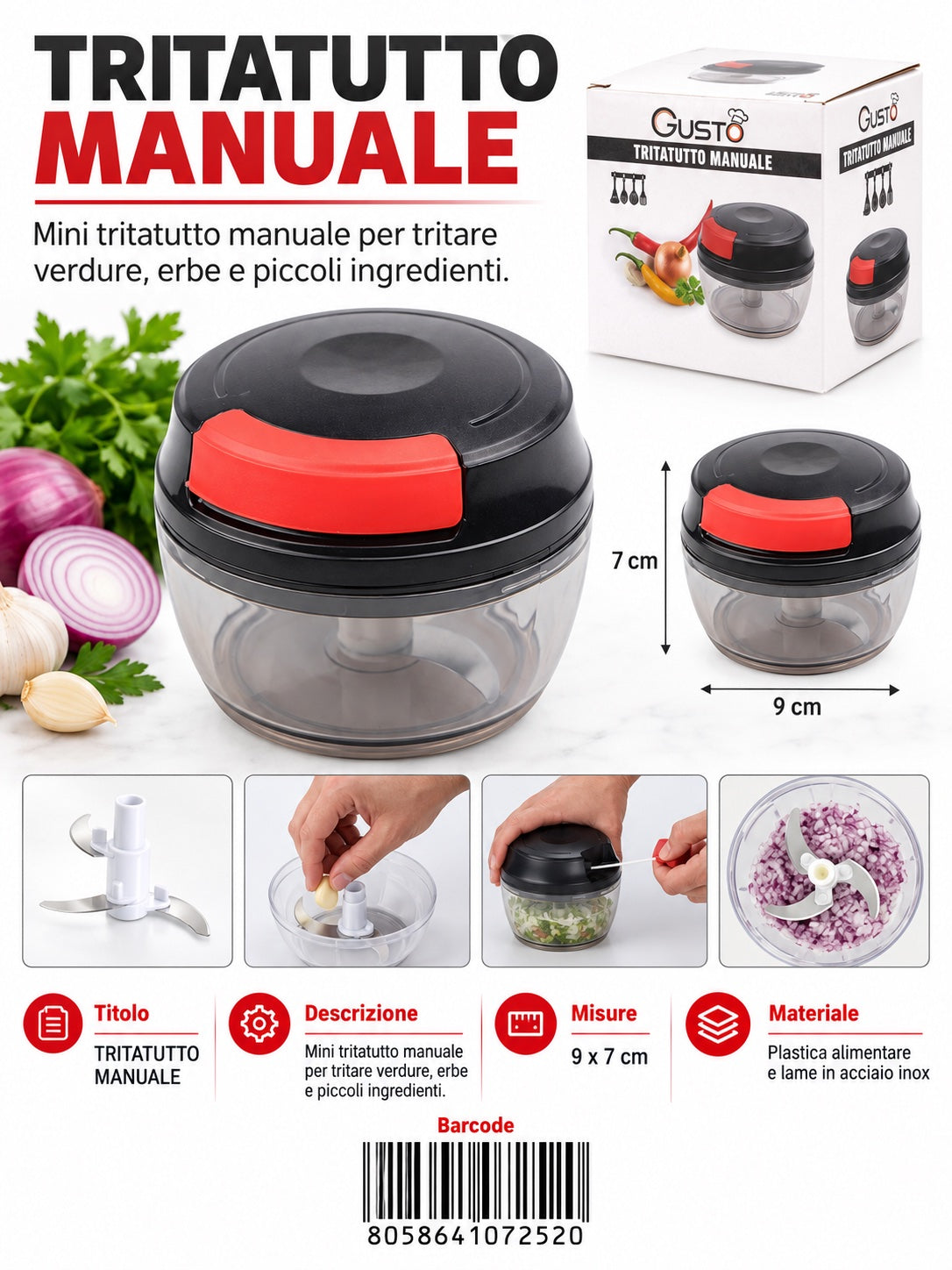 07252 Tritatutto Manuale