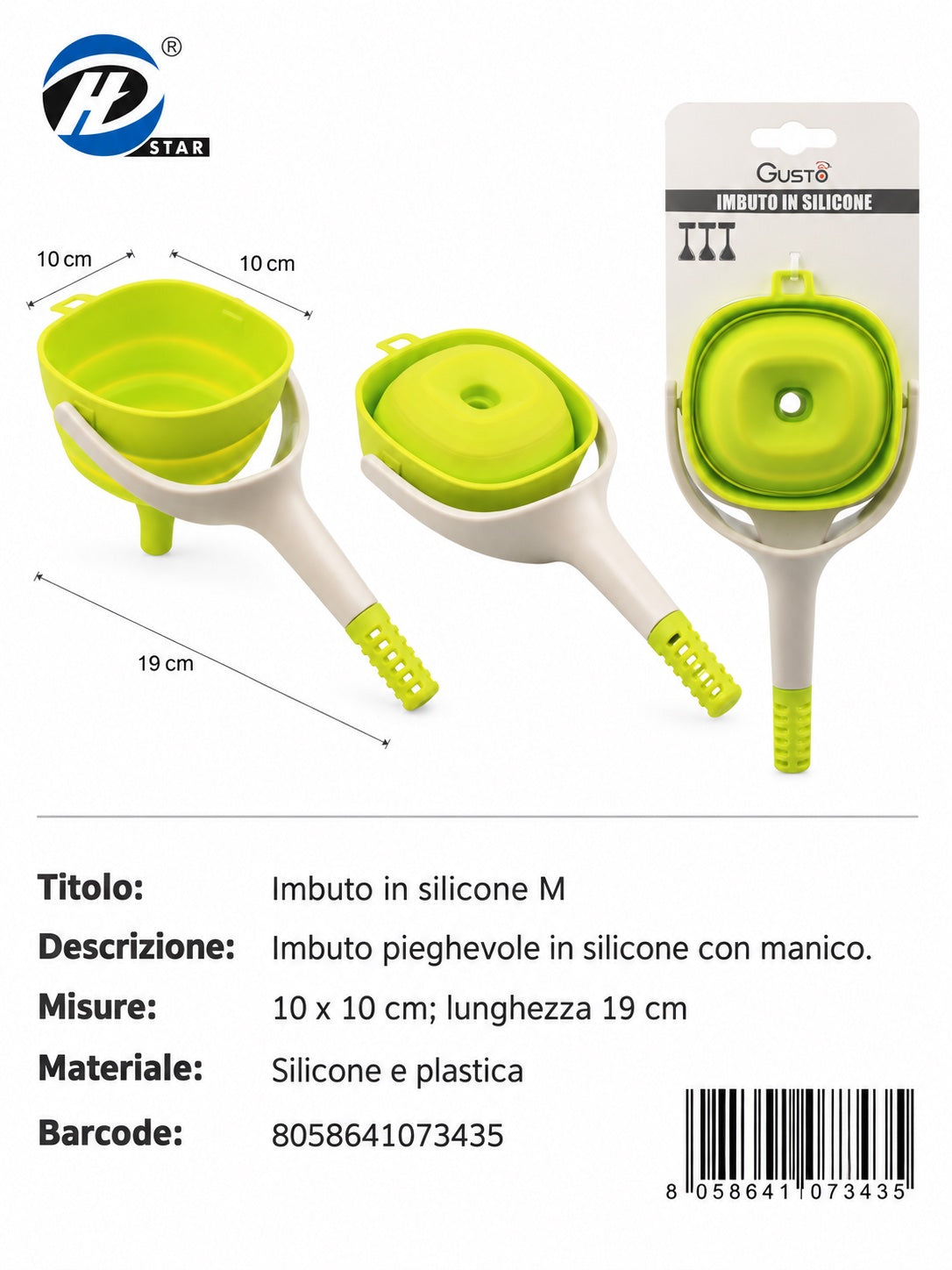 07343 Imbuto Silicone