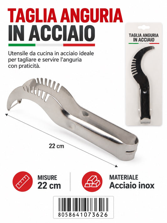 07362 Taglia Anguria In Acciaio