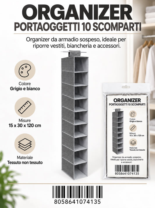 07413 T.Unita Organizer Da Armadio Ct24