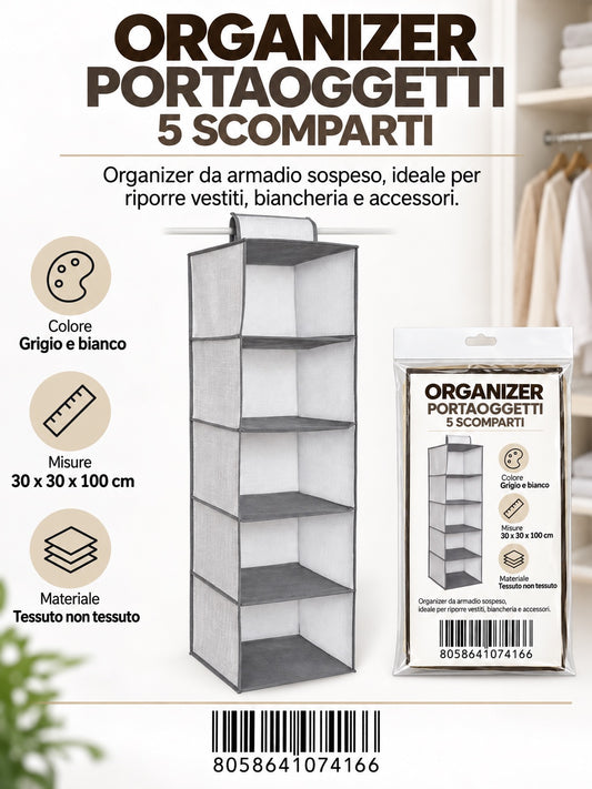 07416 T.Unita Organizer Da Armadio Ct24