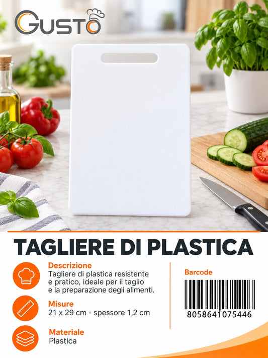 07544 Tagliere Di Plastica21*29