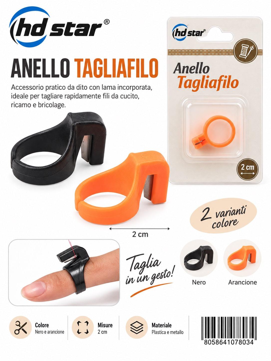 07803 Anello Tagliafilo 1/12 Ct480