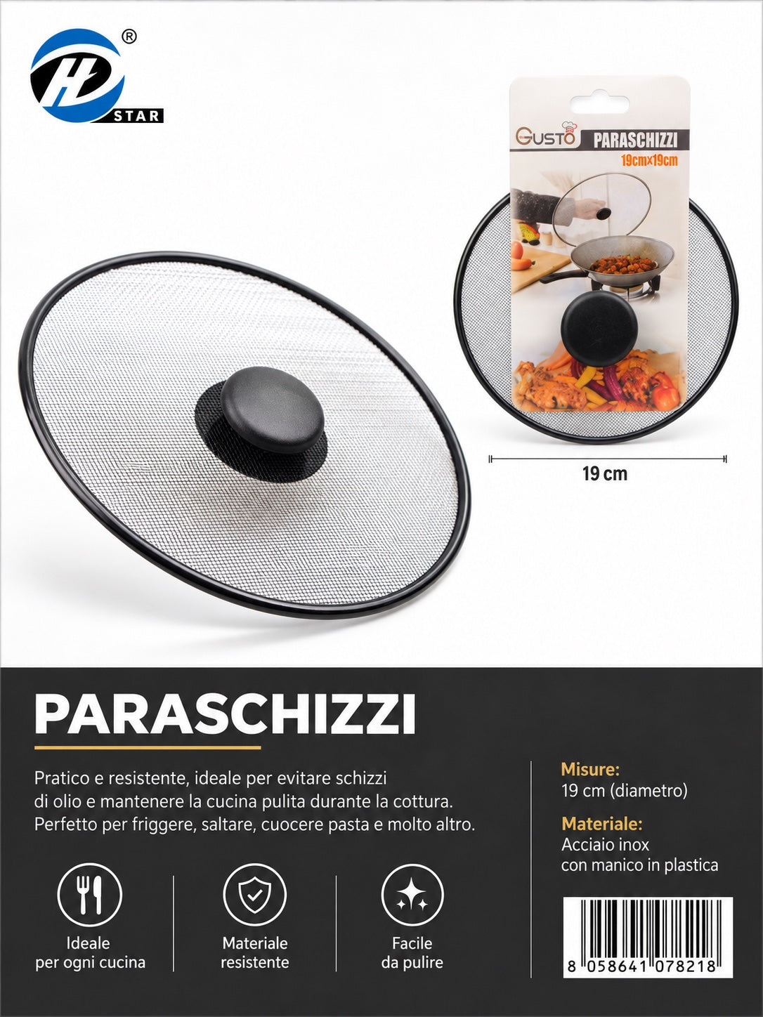 Paraschizzi 19Cm*19Cm*2.7Cm
