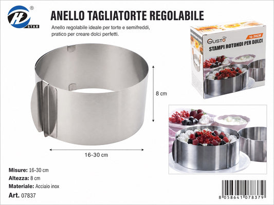 07837 Stampi Rotondi Per Dolci