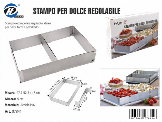 07841 Stampo Per Dolce Regolabile