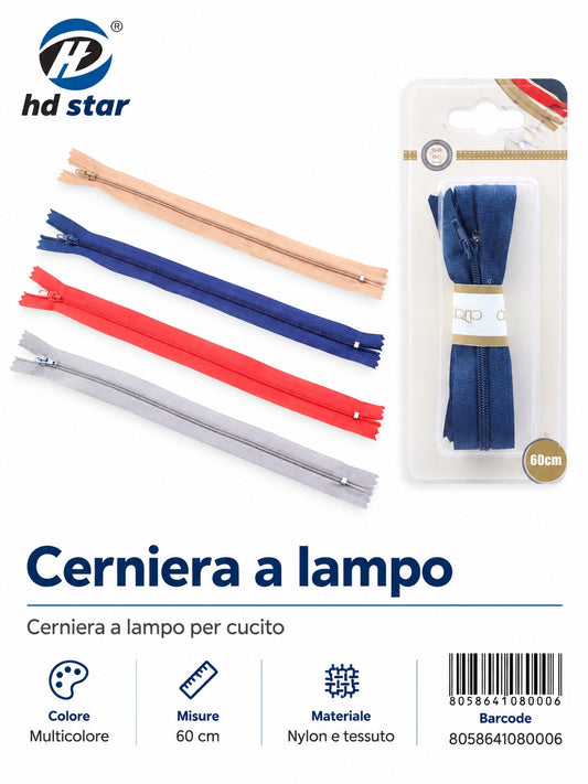 08000 Cerniera A Lampo 1/12 Ct240