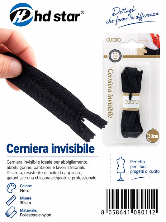 08011 Cerniera A Lampo 1/12 Ct240