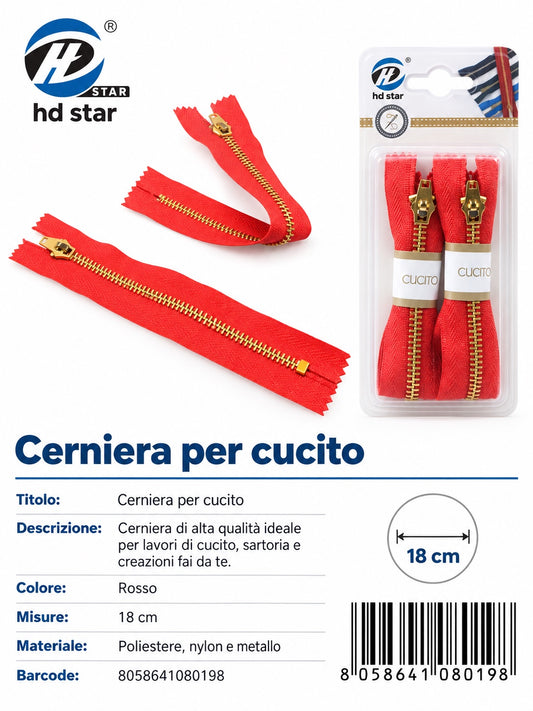 08019 Cerniera A Lampo 1/12 Ct240