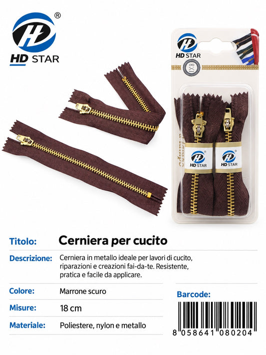 08020 Cerniera A Lampo 1/12 Ct240