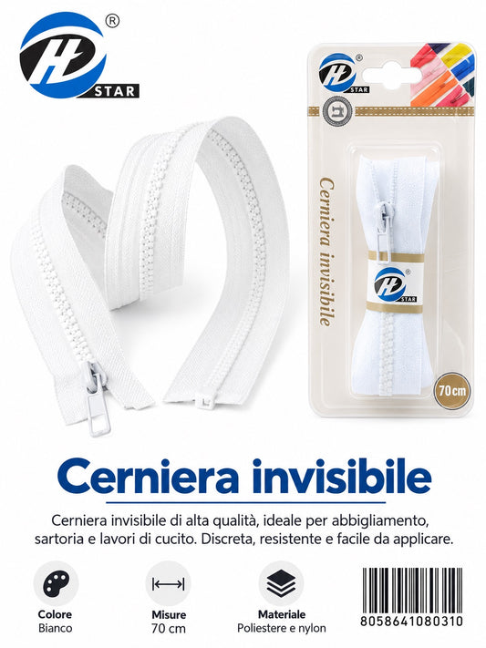 08031 Cerniera A Lampo 1/12 Ct240