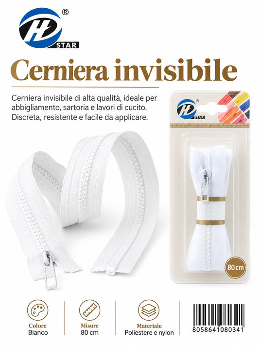 08034 Cerniera A Lampo 1/12 Ct240