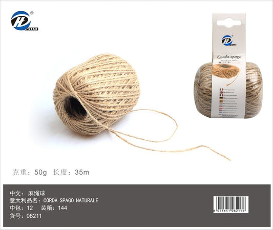 08211 Corda Spago Naturale 50G 35M