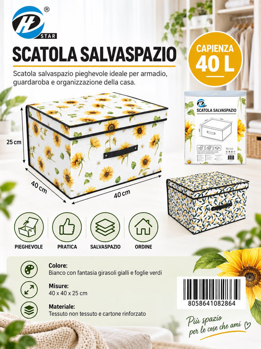 08286 C. Scatola Salvaspazio 40*40*25Cm Ct12