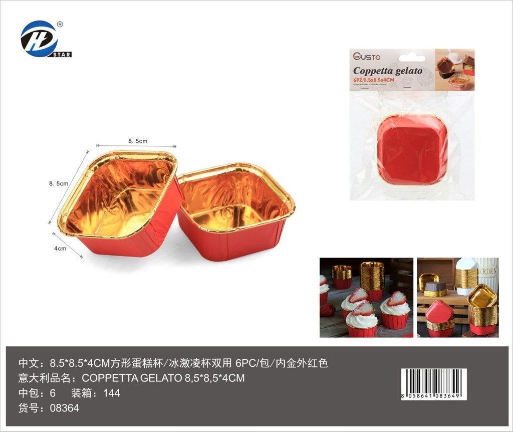 08364 Coppetta Gelato 8,5*8,5*4Cm
