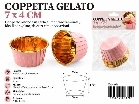 08370 Coppetta Gelato 7*4Cm