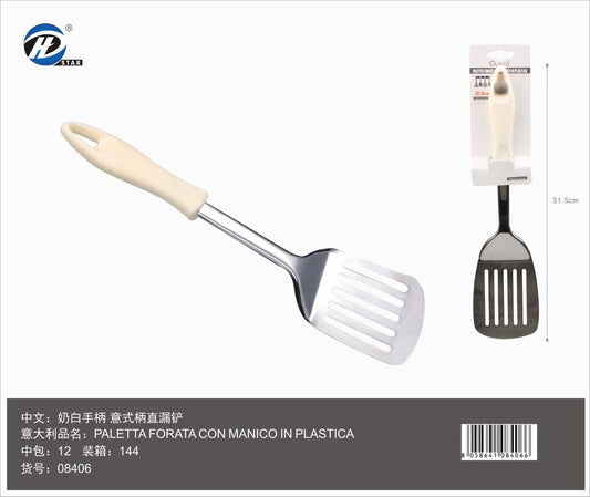 08406 Paletta Forata Con Manico In Plastica