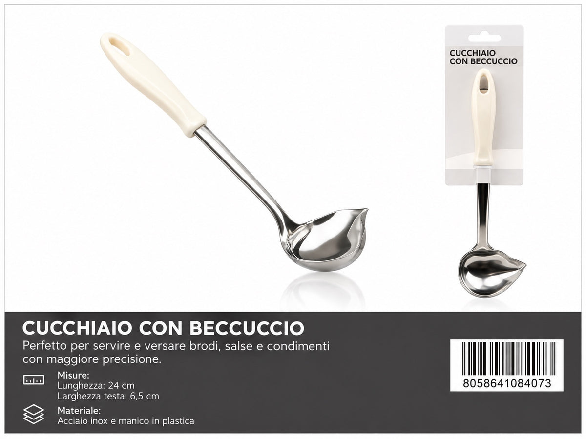 08407 Cucchiaio Con Beccuccio Storto