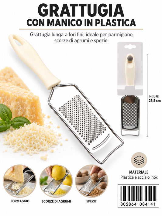 08414 Grattugia Con Manico In Plastica
